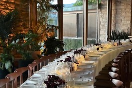 Dinner scenography by ATO Designs for the Oppenheimer Oscar Dinner 2024 