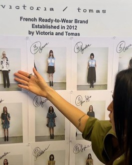 Runway look from Victoria/Tomas Spring Summer 2024